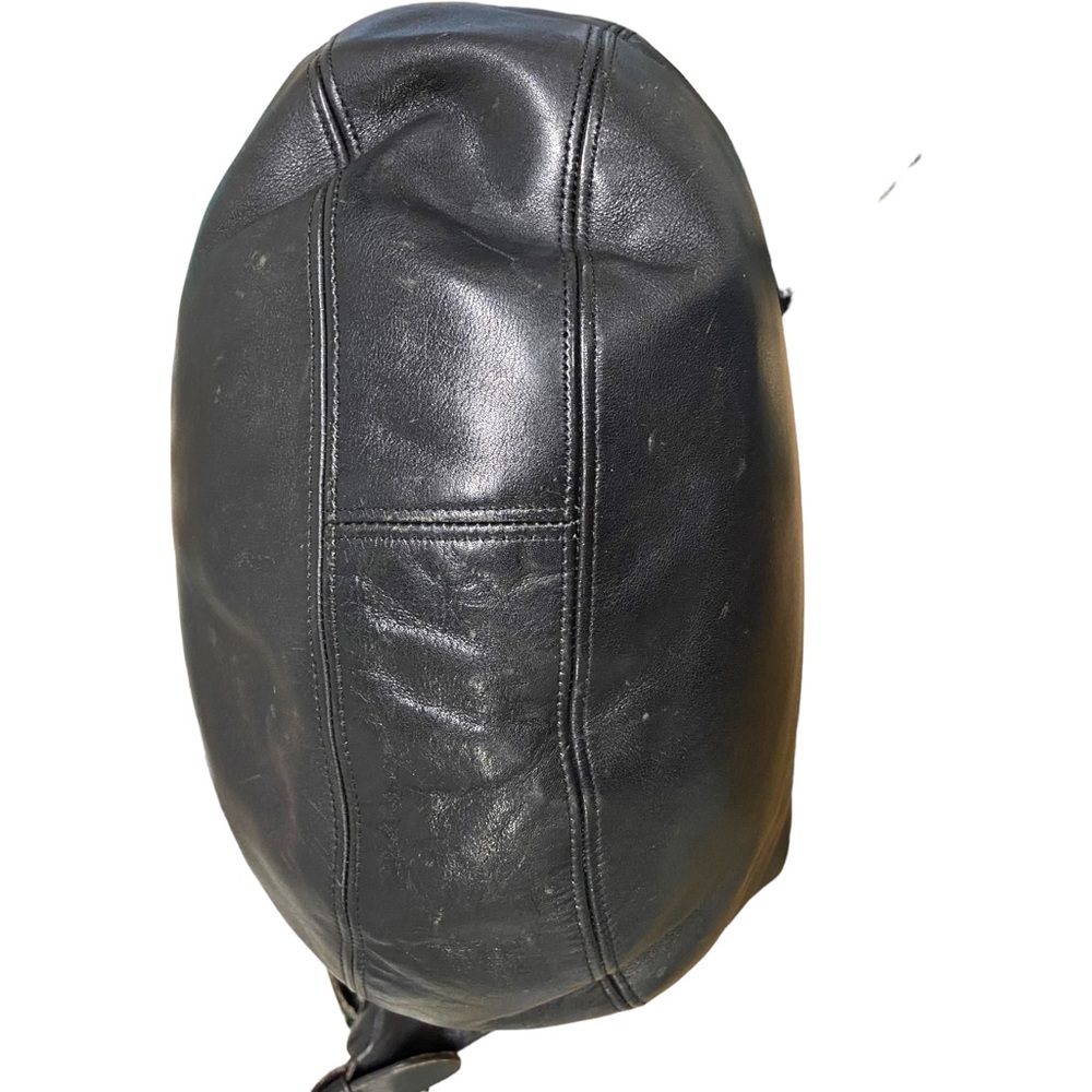 RARE Coach vintage authentic #4142 Wooster bag black leather gold buckle - Picture 8 of 14